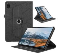 (Black) Tablet Case for Honor Pad X8a Lightweight 360 Degree Rotating Adjustable Angles Thickened Edges
