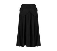 Black Taffetà Midi Skirt with Bow - female - Maison Margiela - Midi Skirts - Black - S - Skirts S