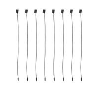 Black Tag Fasteners 1000pcs Plastic Hang Tag Rope for Shop