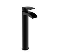 Black Tall Mono Basin Mixer - Elina