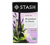 Black Tea, Breakfast in Paris, 18 Tea Bags, 1.2 oz (36 g), Stash Tea