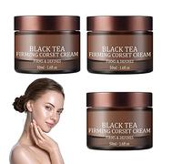 Black Tea Firming Overnight Mask Anti-Aging Black Tea Cream Black Tea Firming and Sculpting Cream Shrink Pores Moisturize and Rejuvenate Skin for All Type Facial Skin