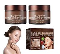 Black Tea Firming Overnight Mask Anti-Aging Black Tea Cream Black Tea Firming and Sculpting Cream Shrink Pores Moisturize and Rejuvenate Skin for All Type Facial Skin