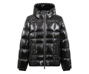 Black Technical Fabric Hooded Jacket - male - Dsquared2 - Winter Jackets - Black - XL - Jackets XL