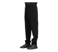 Black Technical Fabric Slim Fit Trousers - male - Armani Exchange - Straight Trousers - Black - S - Trousers S