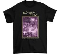 Black Tee Cocteau Twins Pearly Dewdrops Cotton Men T Shirt Black XL