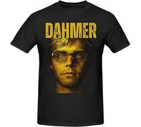 Black Tee Jeffrey Dahmer Horror Movie Men's T-Shirt Size M