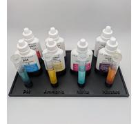 Black - Test Tube Holder & Bottle Storage suitable for API Masterkit Test kit (Aquarium Gift)