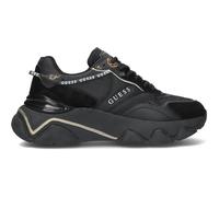 Black Textile Low-Top Trainers Micola - female - Guess - Sneakers - Black - 4 UK - Shoes 4 UK