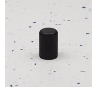 Black Textured Cabinet Knob Round Matt Knurled Kitchen Cupboard Door Drawer Pull