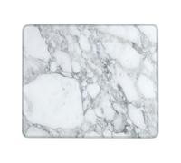 Black Textured Marble Enhanced Control Mouse Pad with Lock Stitch Edge Large Thick Non-Slip Desk Mat for Office Task