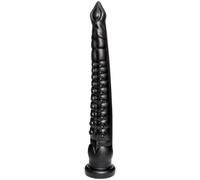 black The Giant Squid Monster Depth Training Dildo - 17.5 Inch