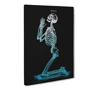 Black The Last Prayer Canvas Print | Gallery Wrapped 30mm Frame Wall Art | 20x14 inches | Ready to Hang | Modern Picture | Living Room Bedroom Lounge Office