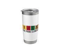 Black The Prime Element Juneteenth Black History Month Stainless Steel Insulated Tumbler