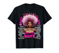 Black Therapists Dope Mental Health Awareness Worker MSW T-Shirt