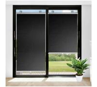 Black Thermal Roller Blind with Suct Cups NoDrill Temporary e for & Doors 3045586570cm 55x130cm (22 * 51in) Perfect Sun Blocker