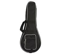 Black Thick Padded Mandolin Bag with Multi Pockets Waterproof Oxford Cloth