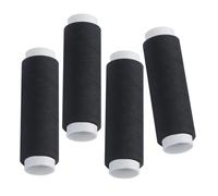 Black Thread for Sewing and Embroidery - 4 Pack High-Strength Nylon & Polyester Blend - Black Cotton, Embroidery, Quilting, Upholstery, Beading & Leather Repair Threads - 1000 Yards Each