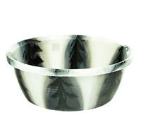 Black Tie Dye Design 40cm Circular Round Plastic Washing Up Bowl Basin Kitchen