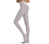 Black Tights for Women Tummy Control Tights Semi Opaque Leggings for Ladies Translucent Warm Pantyhose Legging High Waisetd Butt Lift Footed Pantyhose Stretchy Tights Pants White