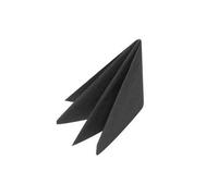 Black Tissue 40cm 3ply Dinner Napkins Pack 100