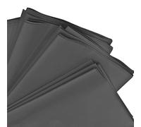 Black Tissue Paper Sheets - Gift Wrapping for Special Occasions, Arts and Crafts, Decoupage, Flowers, Wine - Acid and Chlorine Free - 20 Large Sheets 50 x 76 cm - Covered Creation