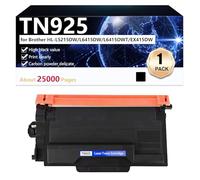 Black TN925 Hight Capacity Toner Cartridge Replacement for Brother HL-L5215DW L6415DW L6415DWT EX415DW Printer, High-Definition Printing, 25000 Pages,Black-1 pack