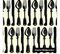 IHR Emma Bridgewater Cocktail or Tea Small Napkins Black Toast Table 25 cm Square