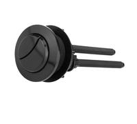 Black Toilet Flush Button 57mm, 1pcs Dual Round Head for
