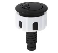 Black Toilet Flush Button, Dual Flush Valve Replacement, Easy to Install, Compatible with Most Toilet Cisterns, Water-Saving Bathroom Upgrade, Ideal Standard Push Button