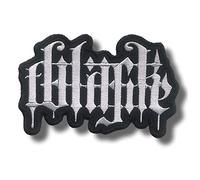Black Tongue Band Patch Badge Embroidered Iron on Applique