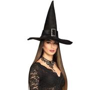 Black Top Hat, Halloween, Costume Party, Byron, Magician, Western Cowboy FOR MEN AND WOMEN Sherif, Bowler hat, Ibiza, Arabian, Fancy dress Accessories Carniva lparty theme (Witch's Kendra)