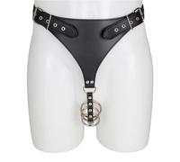 black TopEdge Cock Ring Chastity Harness