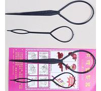 Black Topsy Tail Hair Braid Ponytail Maker Styling Tool