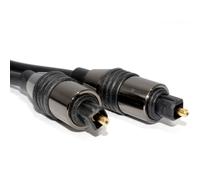 Black TOS Link TOSLink Optical Digital Audio Cable 5mm Lead 20m