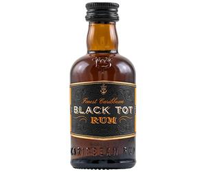 Black Tot Finest Caribbean Blended Rum | 5cl Miniature | 46.2 percent | Ripe Pineapple Vanilla Fudge, and Toasted Cinnamon | Perfect Sipped Neat or Mixed in Cocktails