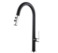 Black Touch Sensor Kitchen Faucet with Pull Out Sprayer Hot & Cold Water Mixer Tap for Sink Modern Design Easy Installat Sk h Ideal for Home & Commercial Use