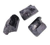 Black Tourmaline Crystal, Natural Healing Stone for Purifying Water and Energy Cleansing, Negative Energy Absorption Protection Stone for Home Office Yoga Meditation and Spiritual Wellness