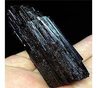 Black Tourmaline Crystal Rough Gemstone Ornaments (Size : 300-350g)