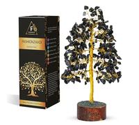 Black Tourmaline crystal tree, crystals and gemstones tree of life artificial bonsai crystal tree, decorative home accessories, house warming gifts new home, gifts for women birthday unique, 10 inch
