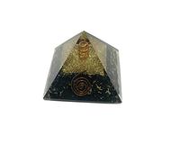 Black Tourmaline Pyramid, Chakra Healing Stone Pyramid Positive Energy Generator/Yoga Balancing Meditation Crystals for Aura Purification for Spirituality Gift Home Decoration