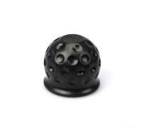 Black Towball Protector 50mm Dustproof Design(Black)