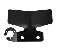 Black Towing Electrics Socket Tow Ball Mounting Plate Bumper Protector