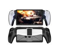 (Black) TPU Protective Case Cover with Stand Game Console Cover for PS5 Portal(Black)