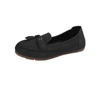 Black Trainers Women's Casual Shoes Spring Summer and Autumn Flat Shallow Mouth Single Soft Sole Light Sea (Black, 6.5)