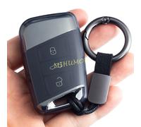 Black Transparent Smart Car Key Fob Case Cover Holder Keychain For Volkswagen VW Passat (B8) Arteon Atlas Cross Sport Jetta