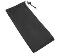Black Trekking Pole Storage Bag for Two Poles, Polyester Drawstring