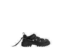 Black Trekking Trainers with Rubber Sole - male - Dolce & Gabbana - Lace-up Boots - Black - 5 1/2 UK - Shoes 5 1/2 UK