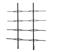 Black Trellis 170cm X 113Cm Plant Support For Cottage Planter Pest Control