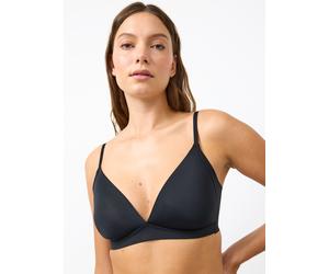 Black Triangle Shape Smoothform Non-Wired Padded Plunge Bra 32A